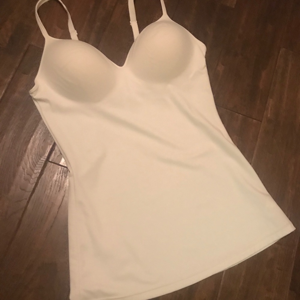 MAIDENFORM-XL Flexees Wire-free Camisole WHITE